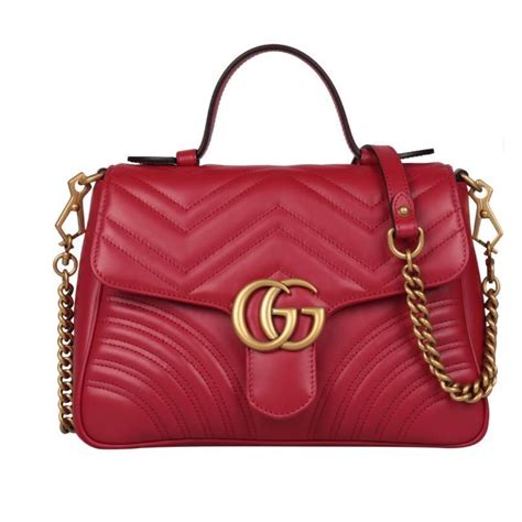 red and gold gucci bag|Gucci red bags for women.